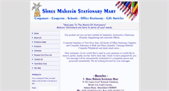 Desktop Screenshot of mahavirstationers.com